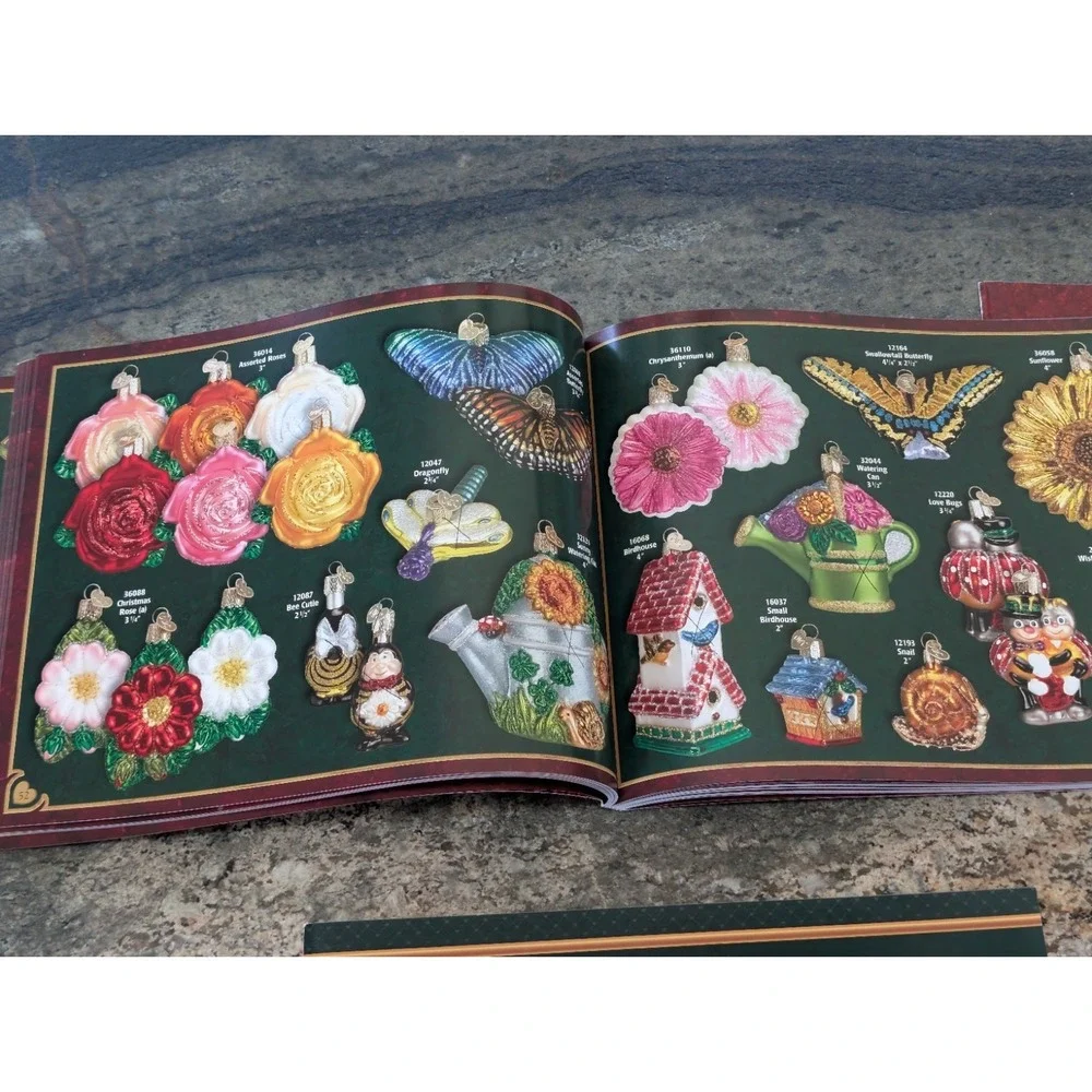 Old World Christmas Catalogs Books 2009 2012 2013 2014 Merck Glass Ornament USED